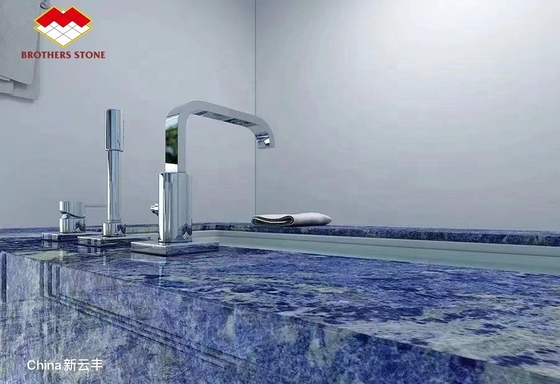 Marmo africano de lapis transparente Sodalite Marmo azul Ónix Marmo tipo Yunfu