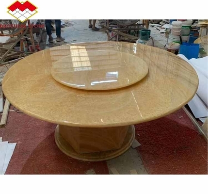 Revestimento de superfície Design polido retroiluminado Pedra de jade laranja para bacia e mesa de jantar