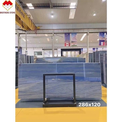 Azul Azul Macaubas Quartzita Pedra Polida Superfície Refinada Design Gráfico para final Casa