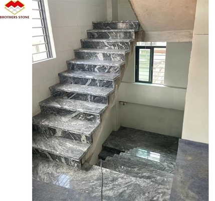 Granito chinês cortado à medida Pedra natural requintada para escadas de hotéis Pisos e paredes