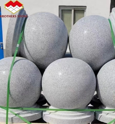 Moderno de luxo granito telha de chão para superfície polida Barricada exterior de estacionamento de bolas