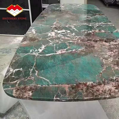 Piso de azulejos e mármore Amazônico Brasileiro Quartzite Verde Chapa de pedra para Villa Island