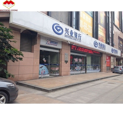 Granito cortado ao tamanho para revestimento de parede exterior Design moderno e alta densidade