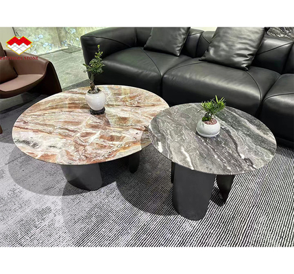 Pedra de calcita marrom de Veneza Ideal para mesa redonda e móveis domésticos