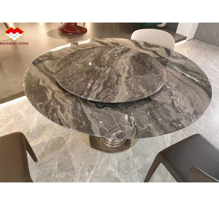 Pedra de calcita marrom de Veneza Ideal para mesa redonda e móveis domésticos