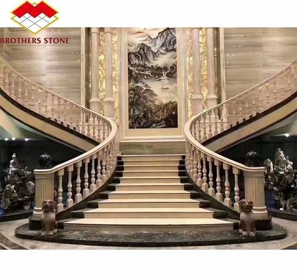 Coluna Polida de Pedra Natural Branca Moderna