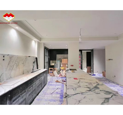 Pedra de mármore Paonazzo polida e bonita para decoração de balcão de cozinha de hotel