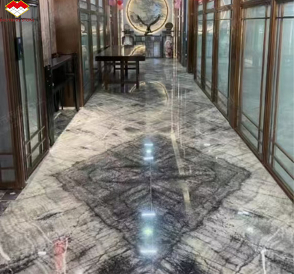 Design Gráfico Pedra Natural Itália Silver Fir Marmore Floor Tile para sala de estar