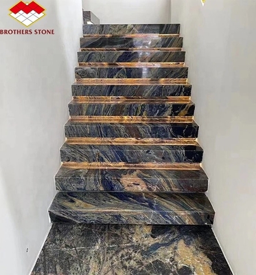 Caixa de cozinha de luxo de granito chinês com pedra de ouro preto polido