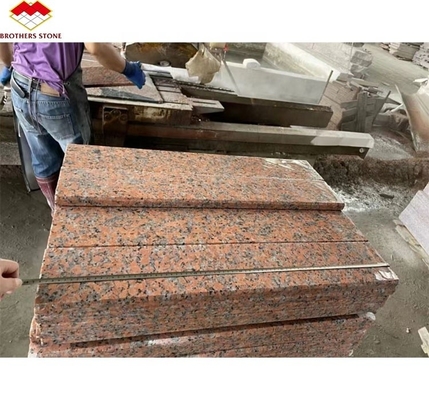 G562 Granito Vermelho Pedra Natural Polida Antiderrapante Chapa de Granito para Escalão Estilo de Luxo