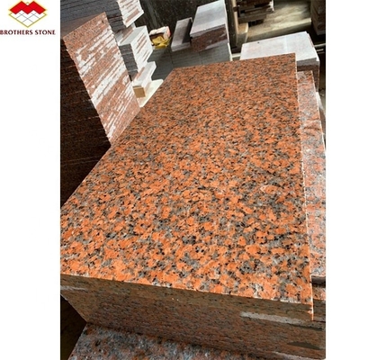 G562 Granito Vermelho Pedra Natural Polida Antiderrapante Chapa de Granito para Escalão Estilo de Luxo