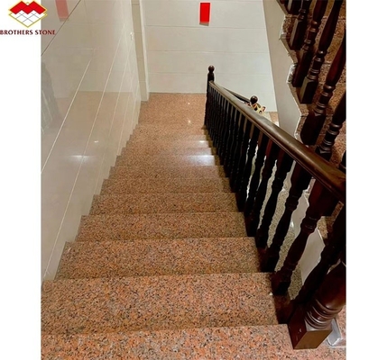 G562 Granito Vermelho Pedra Natural Polida Antiderrapante Chapa de Granito para Escalão Estilo de Luxo