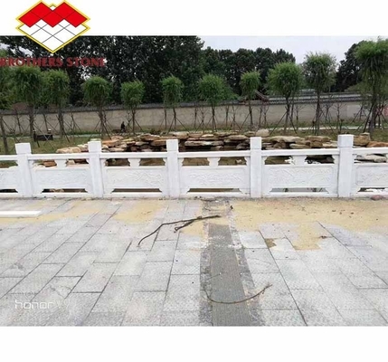 Superfície polida Coluna de mangueira finalizada para decorações domésticas em mármore branco de Guangxi