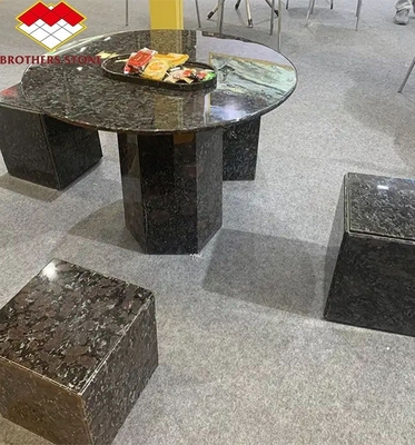Pedra natural base de mesa de granito chinês para mesa redonda polida moderna cortada à medida