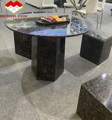 Pedra natural base de mesa de granito chinês para mesa redonda polida moderna cortada à medida