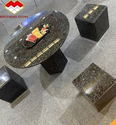 Pedra natural base de mesa de granito chinês para mesa redonda polida moderna cortada à medida