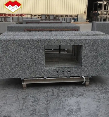 Top de granito sob medida para banheiro de hotel de luxo de pedra natural polida