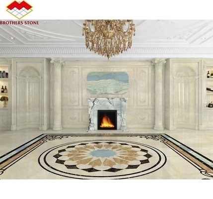 Moderno Mini Manteiga artesanal Arte escultura arqueada Francês Nova York Mármore Interior Perfumado Neve ameixa Chaminé em torno