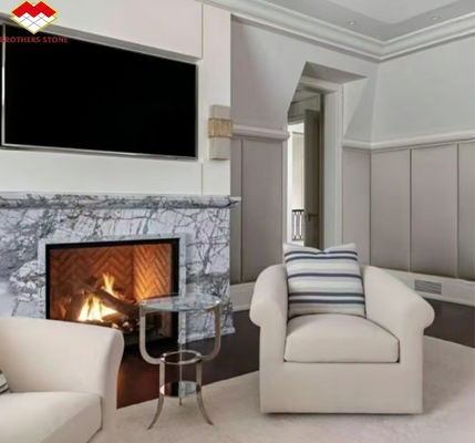 Estilo de Design Moderno Pedra de Luxo Rio Nevoeiro Chapas de Mármore para Design de Interiores