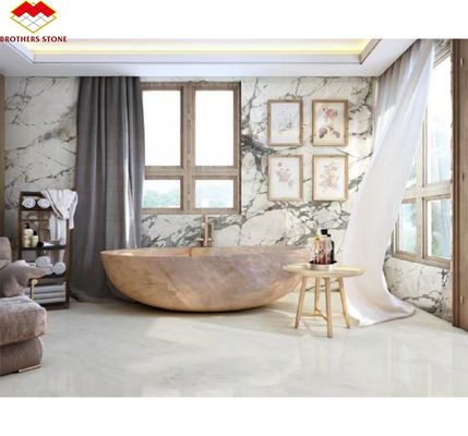 Estilo de Design Moderno Pedra de Luxo Rio Nevoeiro Chapas de Mármore para Design de Interiores