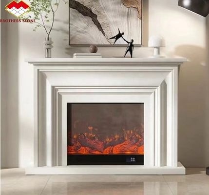 Chaminés de carvão Moderno estilo italiano Mármore Sofitel Chaminé Mantel para decoração interior