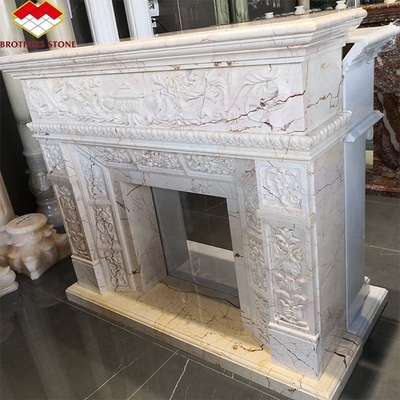 Chaminés de carvão Moderno estilo italiano Mármore Sofitel Chaminé Mantel para decoração interior