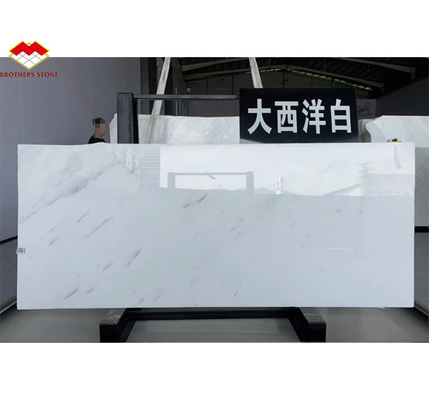 Pedra dos Irmãos Yunfu Preço mais barato Beleza branca Mármore com veias cinzentas Alta qualidade Atlântico Branco Mármore Veneer