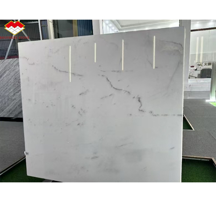 Pedra dos Irmãos Yunfu Preço mais barato Beleza branca Mármore com veias cinzentas Alta qualidade Atlântico Branco Mármore Veneer