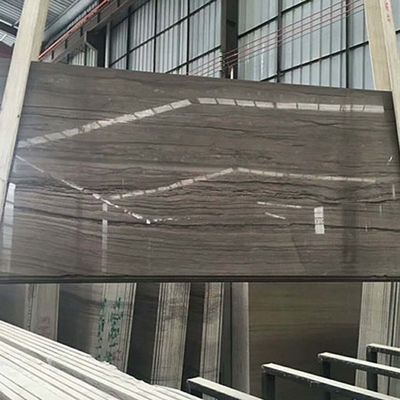 Mármore de madeira cinzento luxuoso da grão do preço baixo de 2018 vendas por atacado