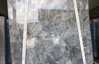 Assoalho de laje de pedra natural ensolarado 30x30cm da telha do mármore de Itália/do mármore da cor cinza de prata