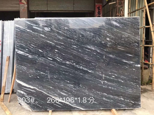 laje de 30mm Grey Wood Vein Marble Stone para o assoalho da casa