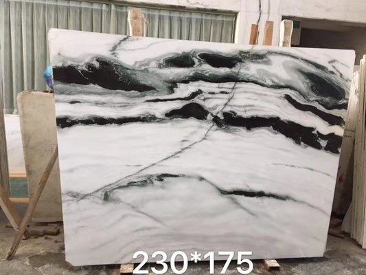 3cm grossos exóticos afiados 30x120cm Panda White Marble Tile