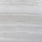 Mármore de madeira branco personalizado da veia da densidade 30mm do tamanho 2,6