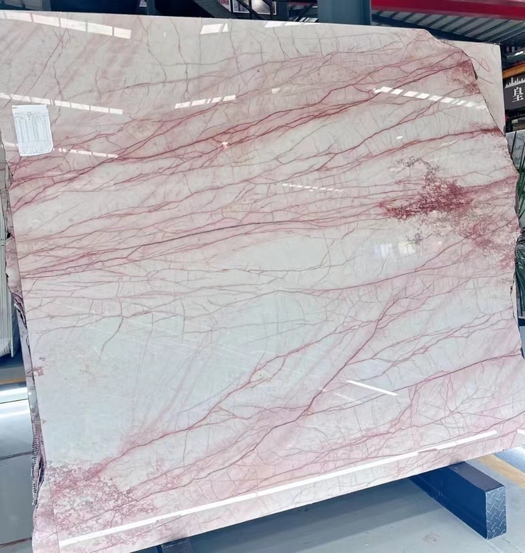 Marmo natural rosa fumado para azulejos de piso de luxo