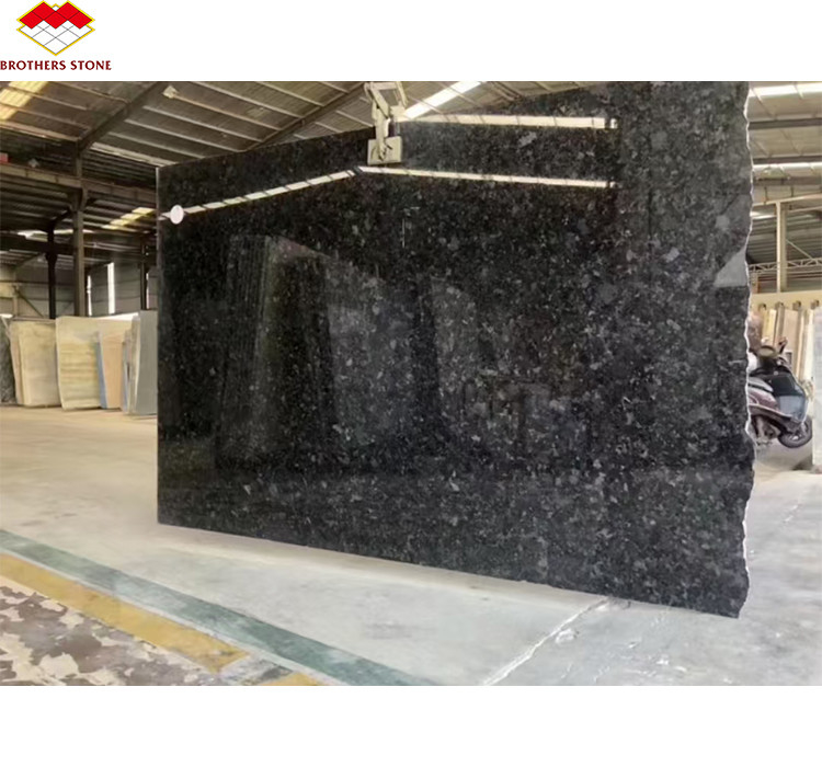Estilo moderno Elegante Black Marble Granite Slab para Villa Countertop e Decoração Externa