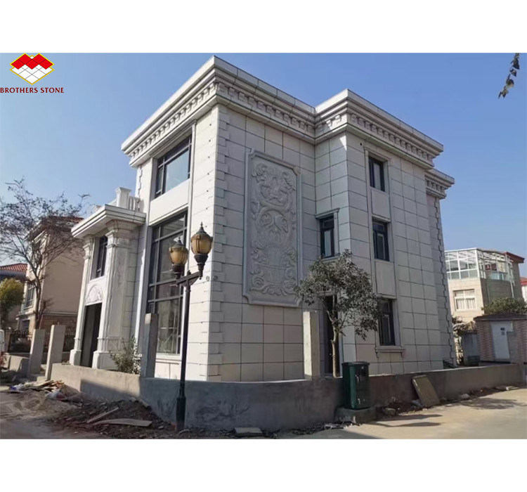 Modern Flamed Chinese Grey Granite Stone Veneer Cut to Size para revestimento de parede exterior