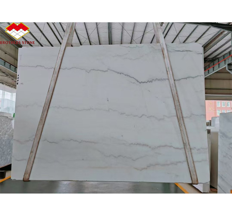 Quarteirão de mármore branco de Guangxi afinado Bloco natural moderno para decorações interiores de hotéis