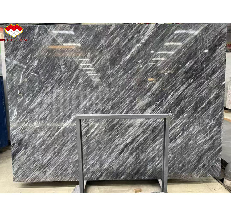 Design de interiores de hotel Calcite Marble Step Pavimento e escadas com luz em Florença Cinza